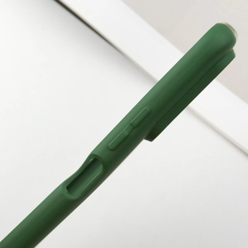 Чохол Silicone Case Lakshmi з закритою камерою на Xiaomi Redmi Note 10 Pro – Зелений / Dark green. Фото 6 з 7