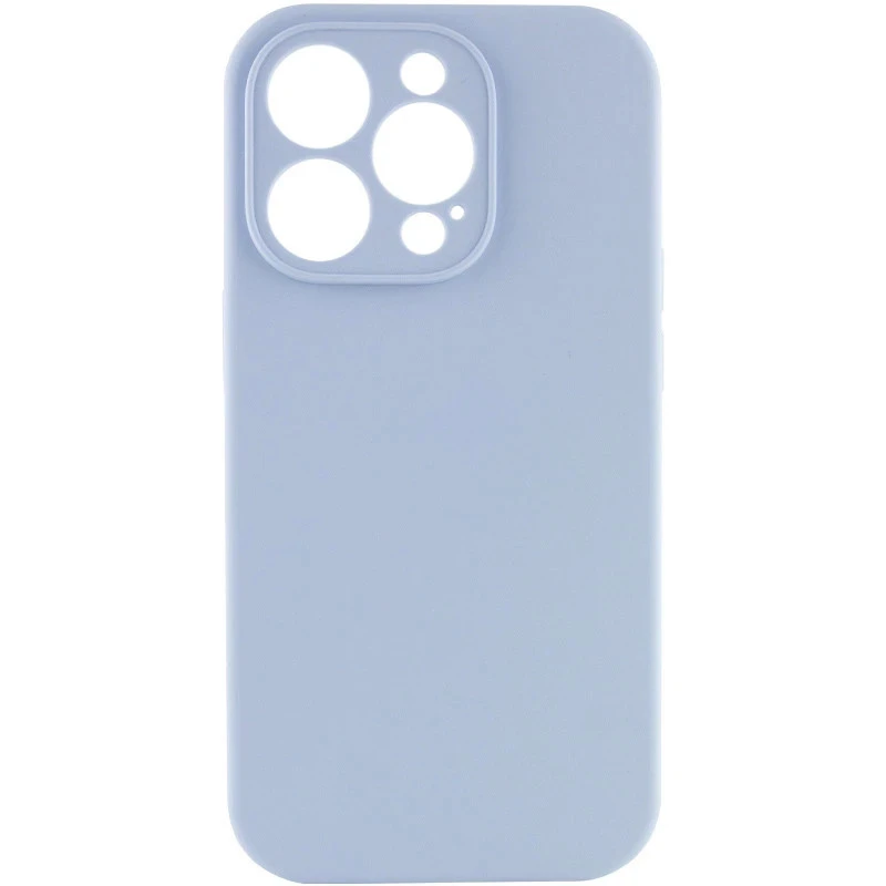 Чехол Silk Full Camera Protective (AA) NO LOGO для Apple iPhone 16 Pro – Голубой / Lilac Blue. Фото 1 из 4