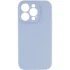 Чехол с защитой камеры Silicone Case для Apple iPhone 16 Pro Max – Голубой / Lilac Blue. Фото 1 из 4