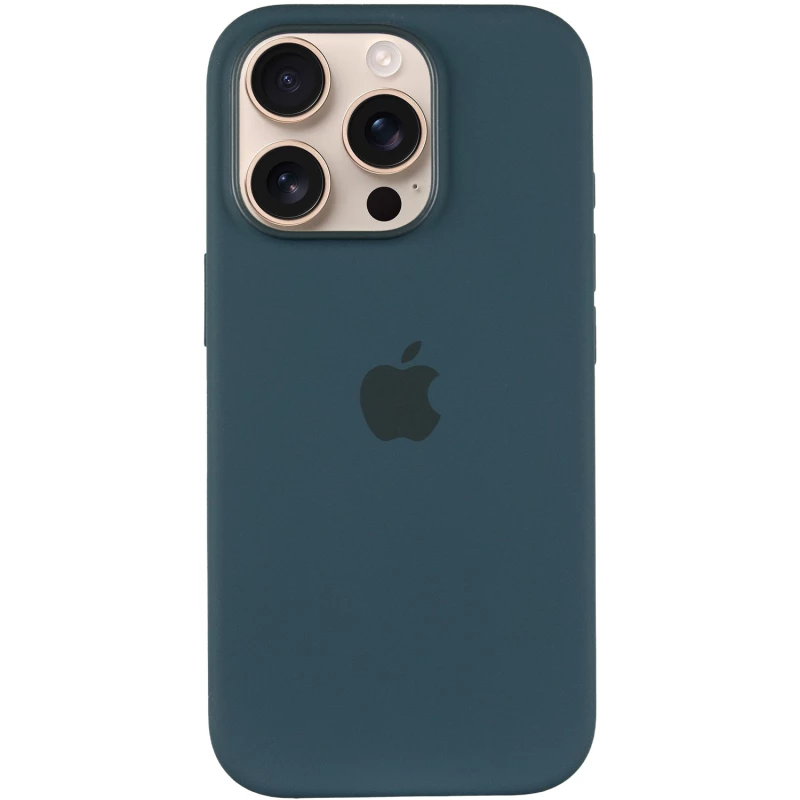 Силиконовый чехол ААА with Magsafe connection для Apple iPhone 16 Pro – Lake Green. Фото 4 из 9
