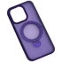 Кольоровий TPU+PC з металевими кнопками, кільцем та MagSafe на Apple iPhone 15 Pro (6.1") – Purple. Фото 8 з 11