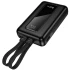 Портативний ЗП Power Bank Hoco J162A Full power 22.5W+PD20W with 2 cables 20000 mAh – Black. Фото 4 з 6