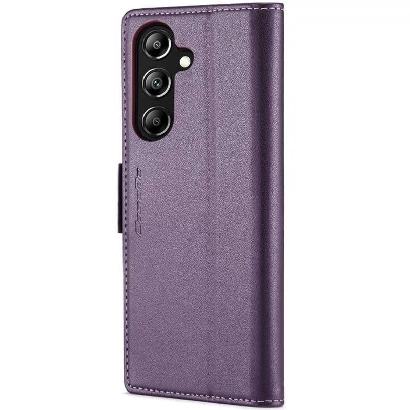 Шкіряний чохол-книжка CaseMe Nappa leather для Samsung Galaxy A57 5G – Purple. Фото 4 з 6