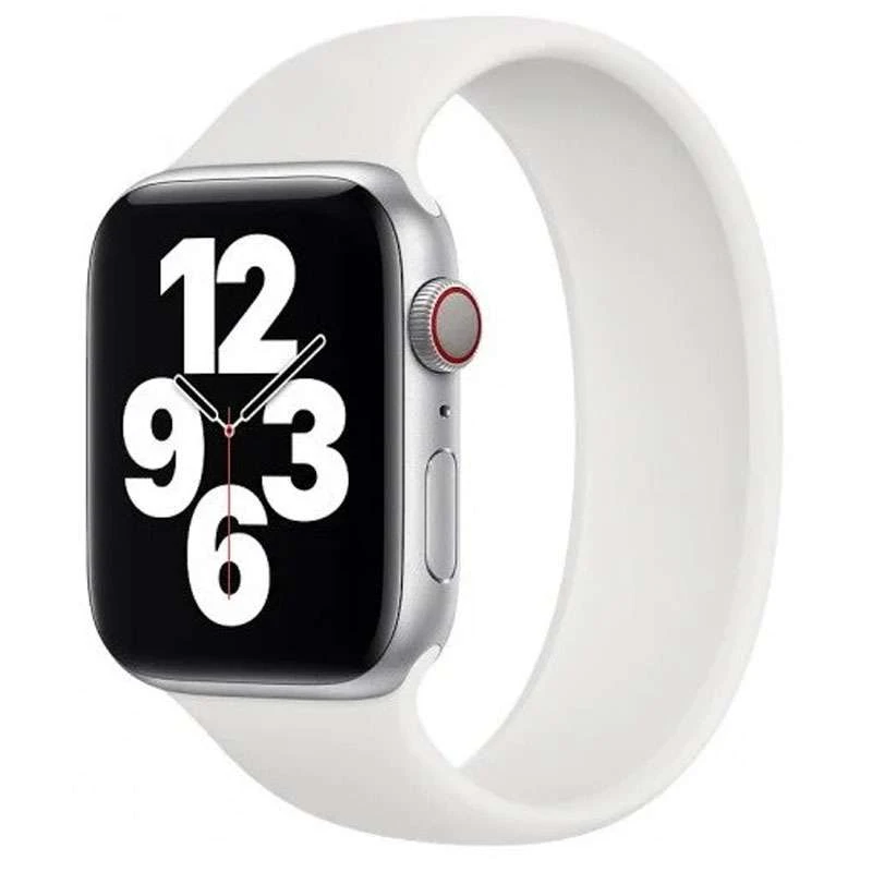 

Ремінець Silicone Solo Loop for Apple Watch 38mm/40mm (L) (White)