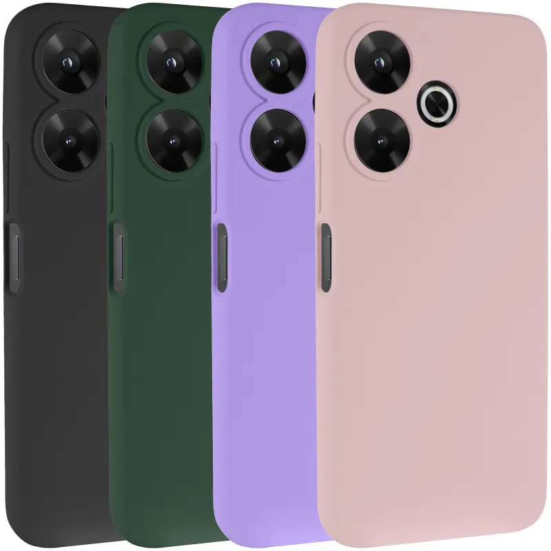 Чехол Silicone Case Lakshmi Premium з закритою камерою на Xiaomi Poco M6 4G фото 1 из 2