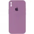 Чохол Silicone Case Square з захистом камери на Apple iPhone XS Max (6.5") – Ліловий / Lilac Pride. Фото 1 з 1