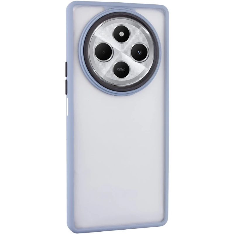 Чохол TPU+PC Lyon Frosted на Xiaomi Redmi 14C / Poco C75 – Блакитний / Sky Blue. Фото 1 з 5