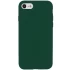 Чохол з закритим низом Silicone Case на Apple iPhone SE (2020) – Зелений / Forest green. Фото 1 з 1