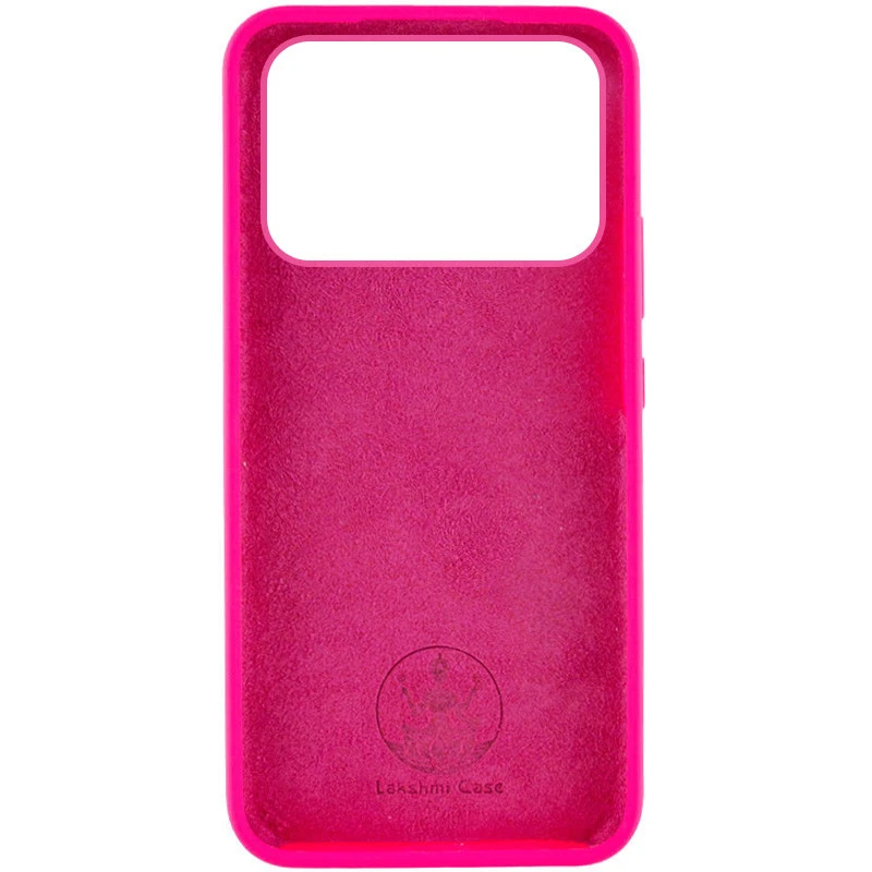 Чехол Silicone Case Lakshmi Premium на Xiaomi Poco X6 – Розовый / Barbie pink. Фото 4 из 11