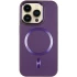 Шкіряний чохол з MagSafe на Apple iPhone 16 Pro – Dark Purple. Фото 2 з 9