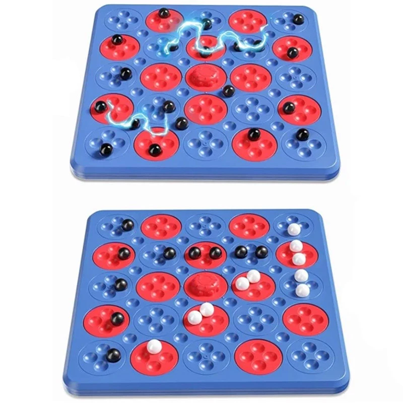 Настільна інтерактивна гра Ummi ME-194 Magnetic Chess Game 5 in a Row – Blue. Фото 3 з 4