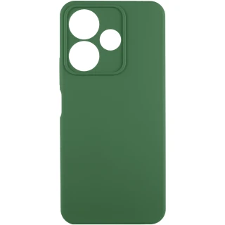 Чехол Silicone Cover Ummi Lakshmi Full Camera (AA) для Xiaomi Redmi 13 4G — Зеленый / Dark green
