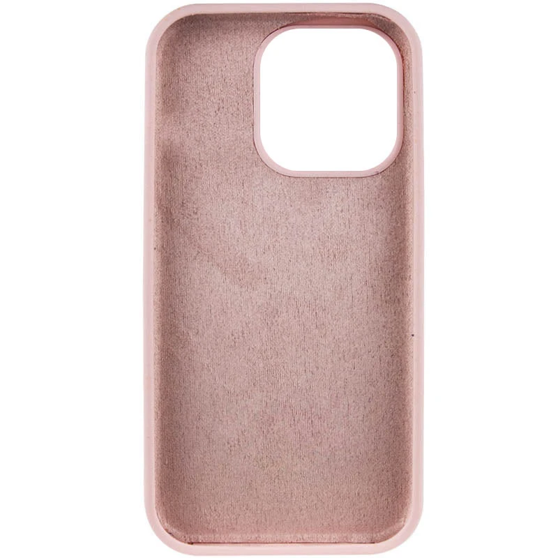 Чохол з закритим низом Silicone Case на Apple iPhone 14 Pro (6.1") – Рожевий / Chalk Pink. Фото 5 з 8