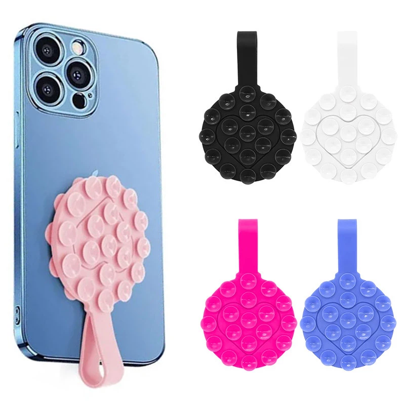 Держатель-присоска для телефона Double Side Silicone with a Strap фото 1 из 2