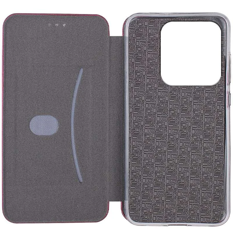 Чохол-книжка класичний на Xiaomi Redmi 10C – Бордовий. Фото 3 з 4