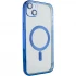 Хромовый TPU чехол с MagSafe для Apple iPhone 13 (6.1") – Blue. Фото 2 из 5