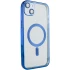 Хромовый TPU чехол с MagSafe для Apple iPhone 15 (6.1") – Blue. Фото 1 из 4