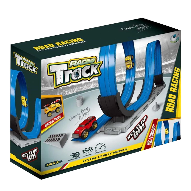 Інтерактивний трек з інерційною машинкою SHT 088-3 (1CAR) – Blue. Фото 2 з 2