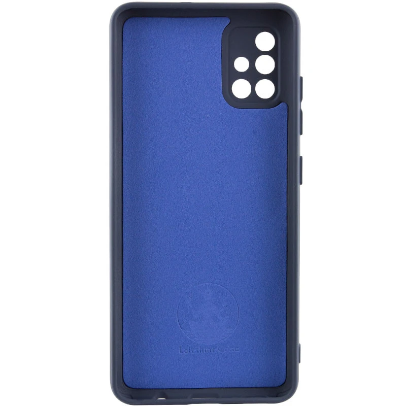 Чохол Silicone Cover Ummi Lakshmi Full Camera (AA) для Samsung Galaxy A71 – Синій / Midnight blue. Фото 2 з 2