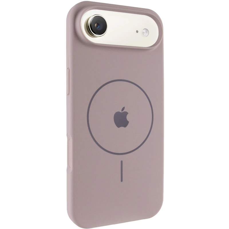 Чохол Silicone Case Full Protective (AA) V2 with MagSafe для Apple iPhone 17 Air (6.5") – Сірий / Lavender. Фото 2 з 11