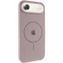 Чохол Silicone Case Full Protective (AA) V2 with MagSafe для Apple iPhone 17 Air (6.5") – Сірий / Lavender. Фото 2 з 11