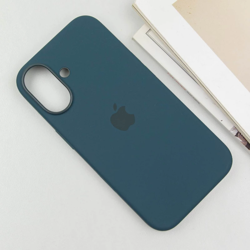 Силіконовий чохол ААА with Magsafe connection для Apple iPhone 16 – Lake Green. Фото 7 з 10