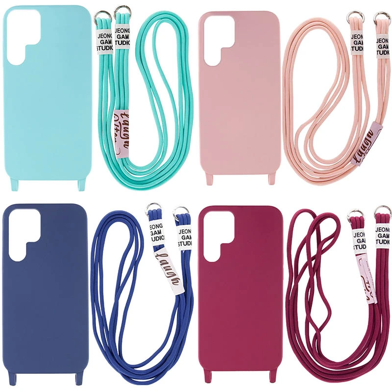 

Чохол Cord case з кольоровим ремінцем на Samsung Galaxy S22 Ultra