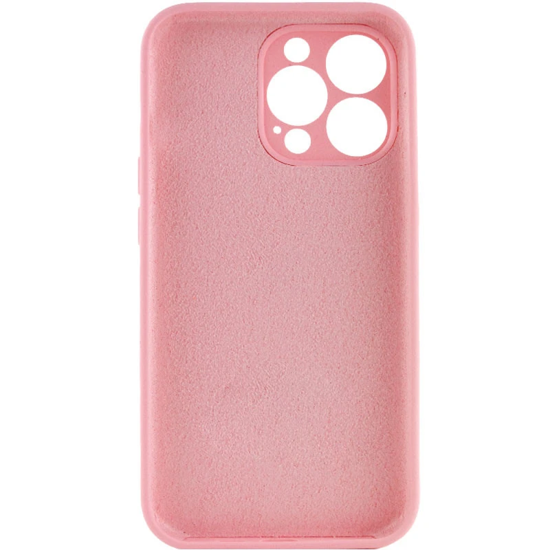 Чохол Silk Full Camera Protective (AA) NO LOGO для Apple iPhone 13 Pro Max (6.7") – Рожевий / Light pink. Фото 2 з 3