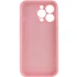 Чохол Silk Full Camera Protective (AA) NO LOGO для Apple iPhone 13 Pro Max (6.7") – Рожевий / Light pink. Фото 2 з 3