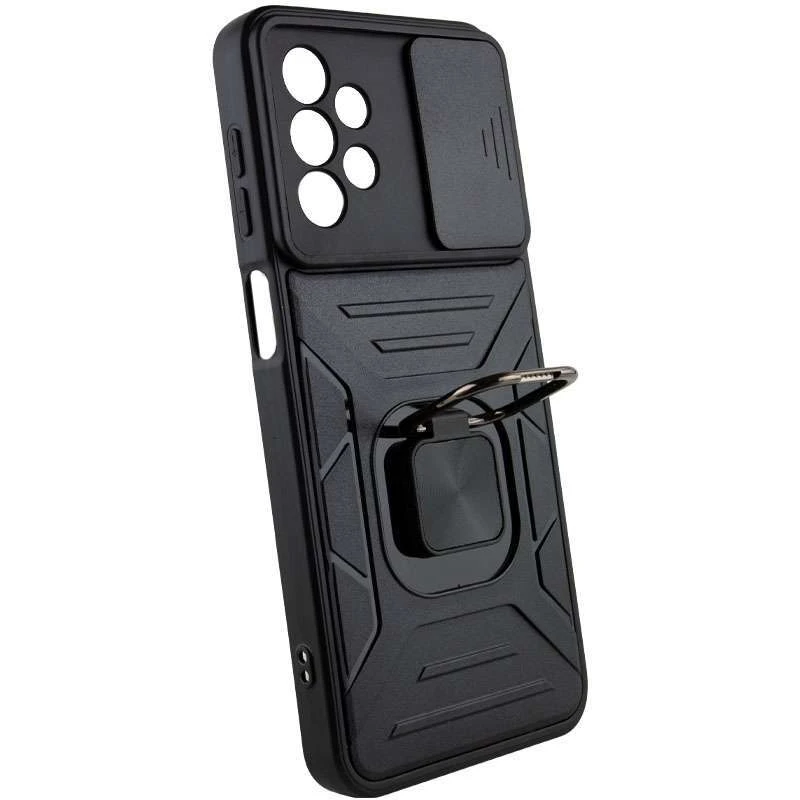 Протиударний чохол Flash зі шторкою для камери та кільцем на Samsung Galaxy A52 4G / A52 5G – Black. Фото 4 з 6