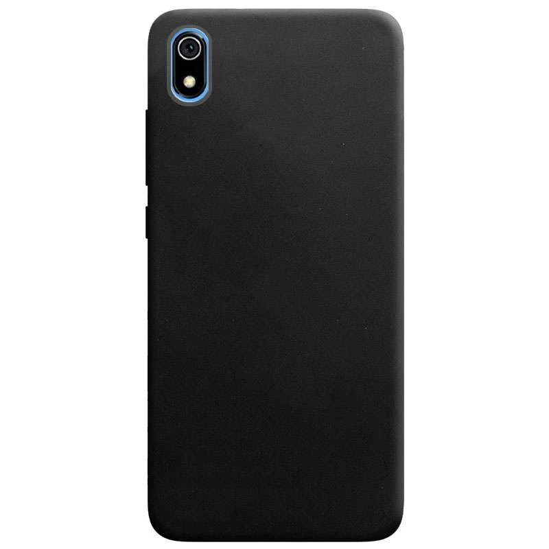 

Цветной силиконовый чехол для Xiaomi Redmi 7A (Черный), Чорний