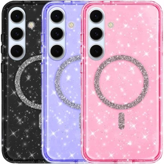 Чохол з блискітками та MagFit на Samsung Galaxy S25 фото 1 Чохол з блискітками та MagFit на Samsung Galaxy S25 фото 1 з 1