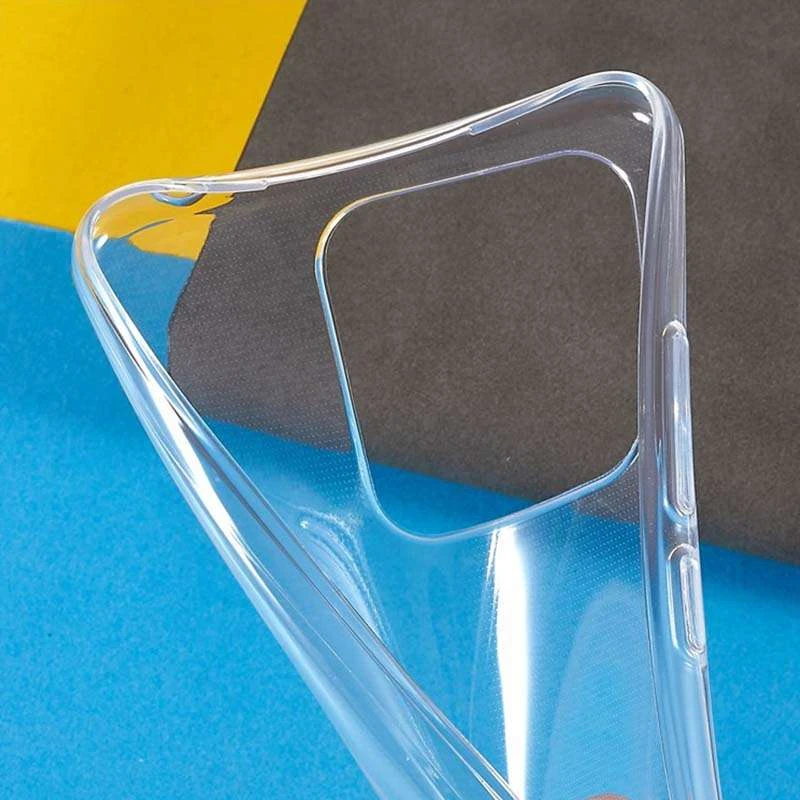 Ультратонкий силіконовий чохол 1мм на Xiaomi Redmi 10C – Безбарвний (прозорий). Фото 10 з 11