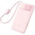 Портативное ЗУ Power Bank Baseus EnerFill FC11 PD22.5W with cable 10000 mAh (E0027R) – Baby Pink. Фото 1 из 2