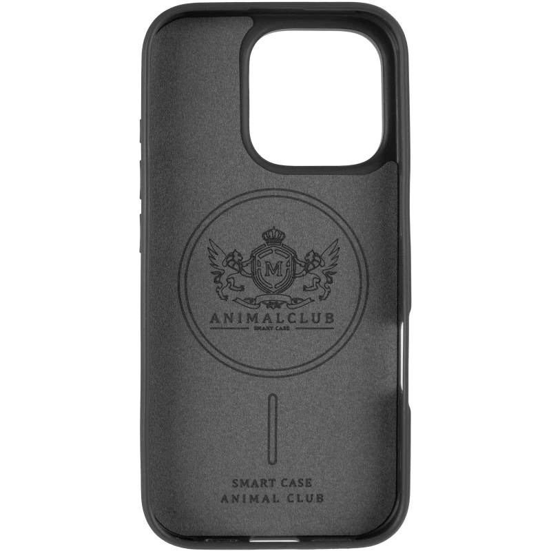 TPU+PC чохол Animal Club для Apple iPhone 16 Pro – Black. Фото 5 з 8