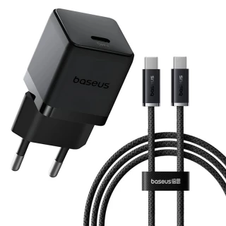 МЗП Baseus Palm Fast Charger 30W (1USB-C) + кабель Type-C to Type-C (P10111605113-01) — Cluster Black