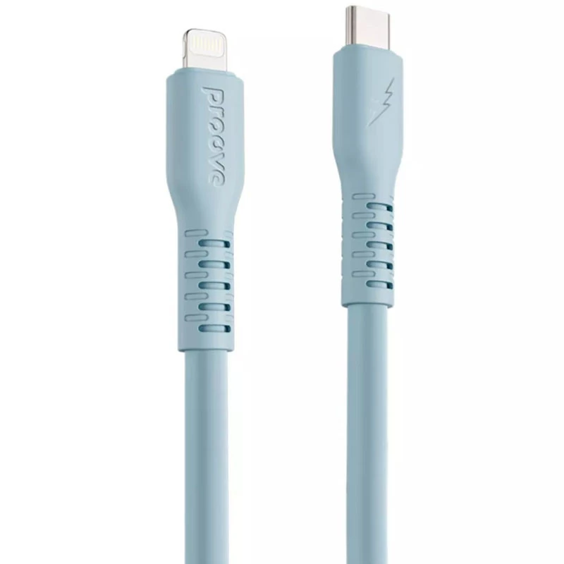 

Дата кабель Proove Eternal Type-C to Lightning 27W (1m) (Light blue)