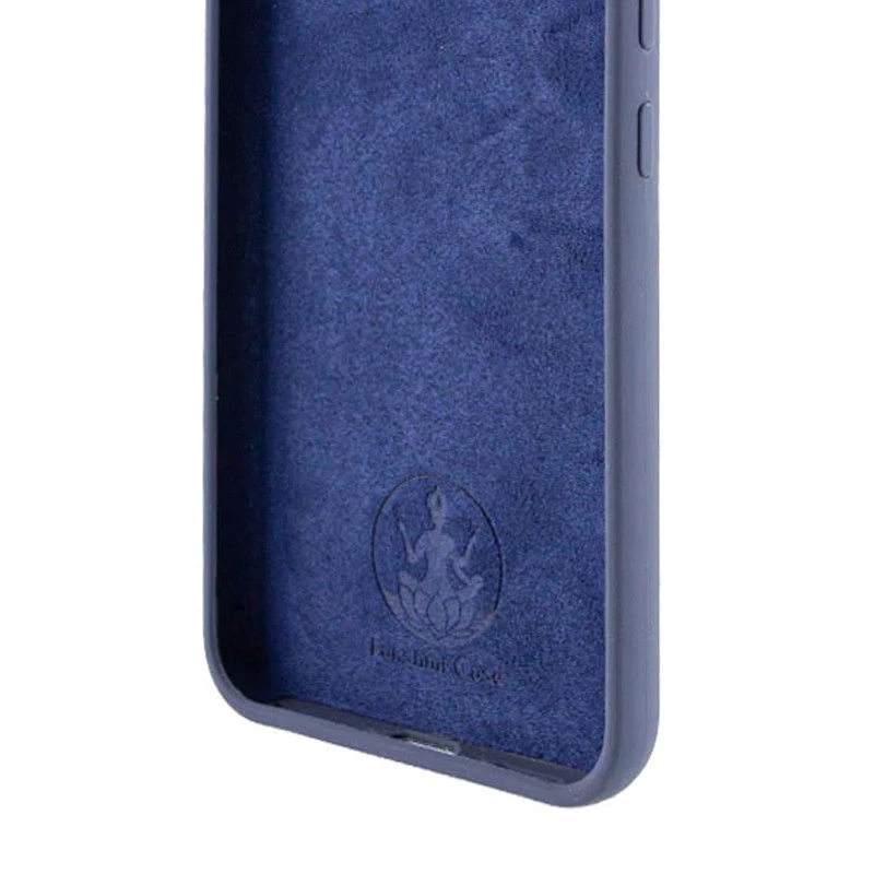Чохол Silicone Case Lakshmi Premium з закритою камерою на Motorola Edge 50 Fusion – Темно-синій / Midnight blue. Фото 2 з 3