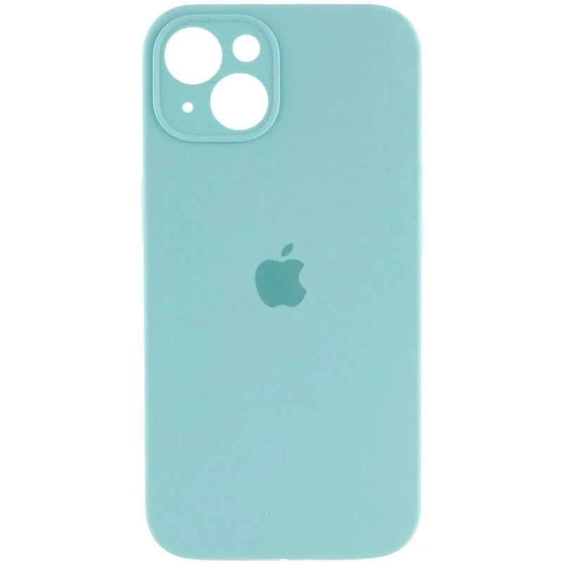 

Чохол Silicone Case з захистом камери на Apple iPhone 13 (6.1") (Бірюзовий / Marine Green)