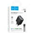 СЗУ Hoco C160A Upgrade PD65W+QC3.0 (1USB-A/2C) + кабель Type-C to Type-C – Black. Фото 2 из 6