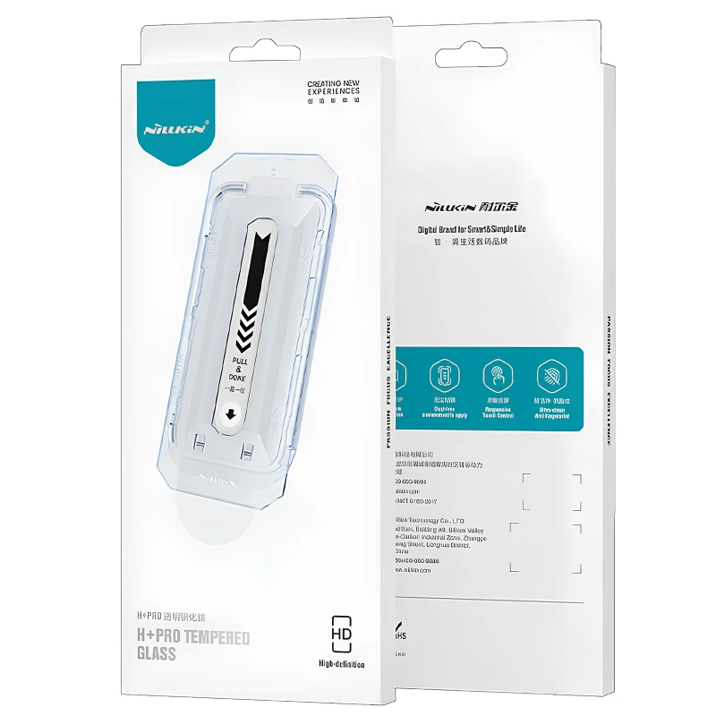 Захисне скло Nillkin (H+ PRO) на Apple iPhone 16 Pro – Прозорий. Фото 11 з 11