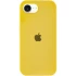 Чехол Silicone Case с закрытым низом для Apple iPhone 17e (6.1") – Желтый / Yellow. Фото 2 из 6