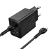 СЗУ Hoco N71 Nuevo PD30W+QC3.0 (1USB-A/1C) + кабель Type-C to Lightning – Black. Фото 4 из 5