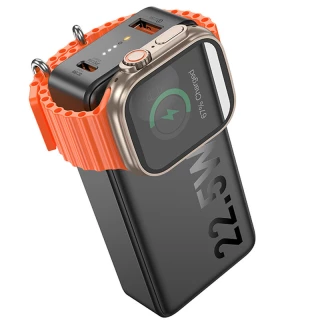 Портативное ЗУ Power Bank Hoco Q27B Jewel 22.5W+PD20W with Watch charger 10000 mAh фото 1 из 1