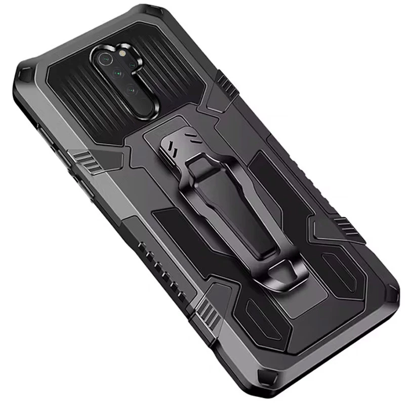 

Протиударний чохол Defender Clip на Xiaomi Redmi Note 8 Pro (Black)