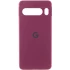 Чохол Silicone Case Lakshmi Premium L з закритою камерою на Google Pixel 8 Pro – Бордовий / Plum. Фото 1 з 3