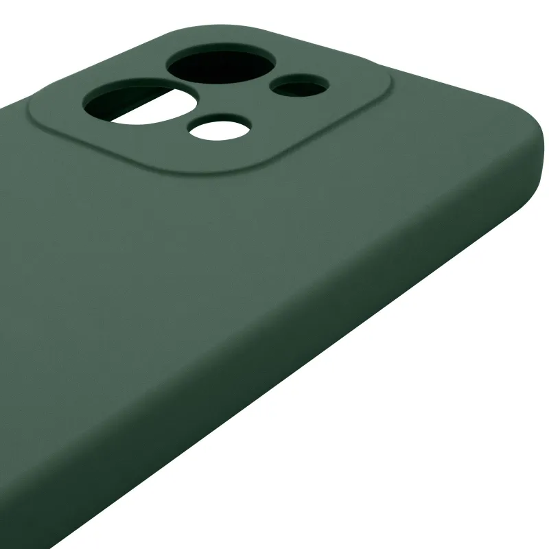 Чехол Silicone Case Lakshmi Premium з закритою камерою на Xiaomi Redmi 15C (Global) – Зеленый / Cyprus Green. Фото 5 из 6