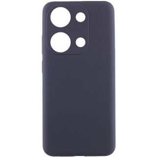 Чохол Silicone Case Lakshmi Premium із закритою камерою для Xiaomi Redmi Note 13 4G — Сірий / Dark Gray