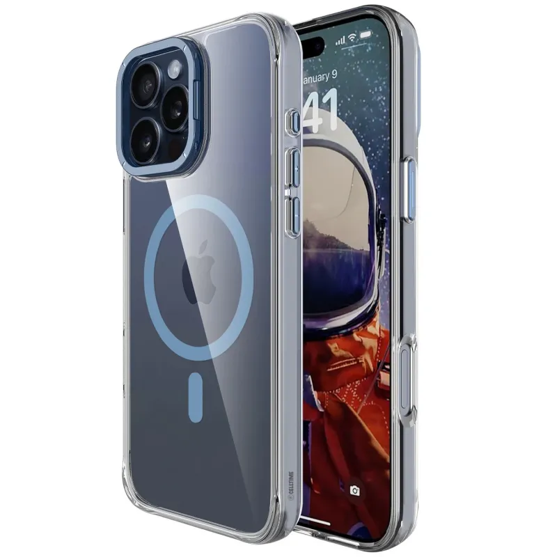 Чехол TPU Space Case Apex with Magnetic Fit для Apple iPhone 16 Pro – Синий / Navy Blue. Фото 8 из 8