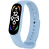 Силиконовый ремешок для Xiaomi Mi Band 7/6/5/4/3 – Голубой / Light Blue. Фото 2 из 4
